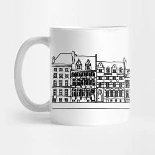Korenlei Ghent Drawing Lineart Mug